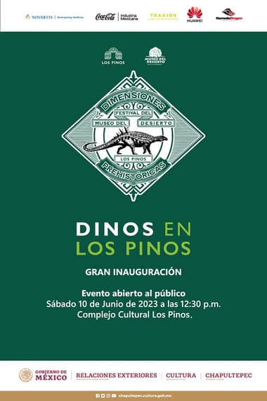 Dinos en Los Pinos: Dimensiones prehistóricas