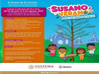 Susano verano en el Museo de El Carmen