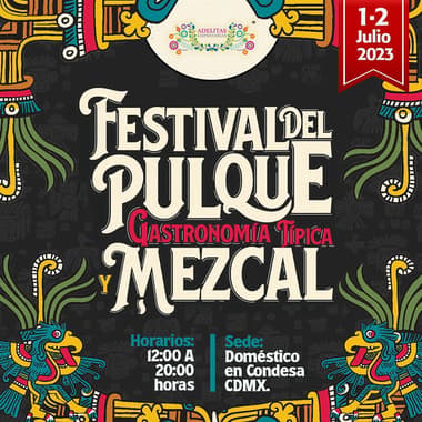 Festival del Pulque, Gastronomía Típica y el Mezcal