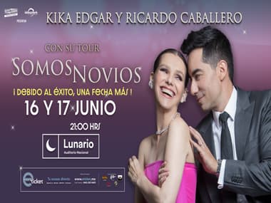 Kika Edgar y Ricardo Caballero