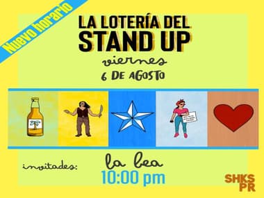 La lotería del stand up