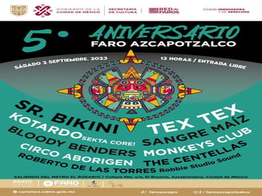 5to Aniversario del Faro de Azcapotzalco